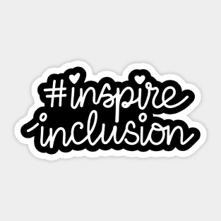 Count Her Inspire Inclusion Women's International Day 2024 Sticker